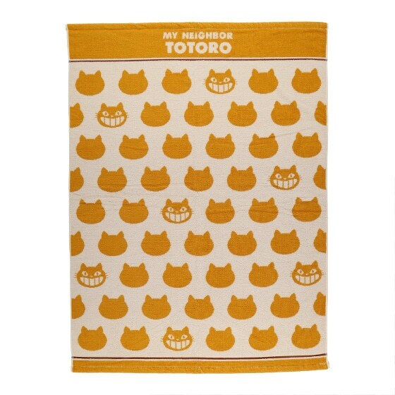 午睡用蓋毯 龍貓 貓巴士剪影