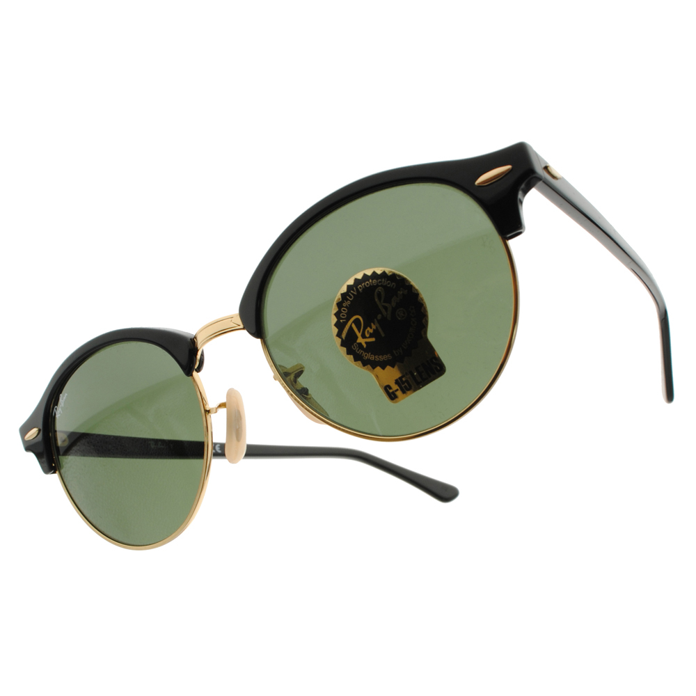 【RayBan】RB4246 901-51mm 復古貓眼眉框太陽眼鏡