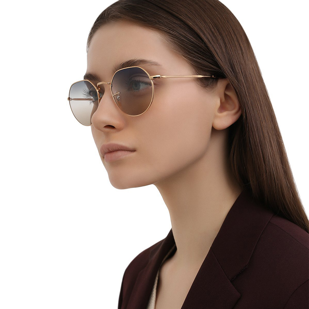 【RayBan】RB3565 001/GD-53mm 多邊框太陽眼鏡