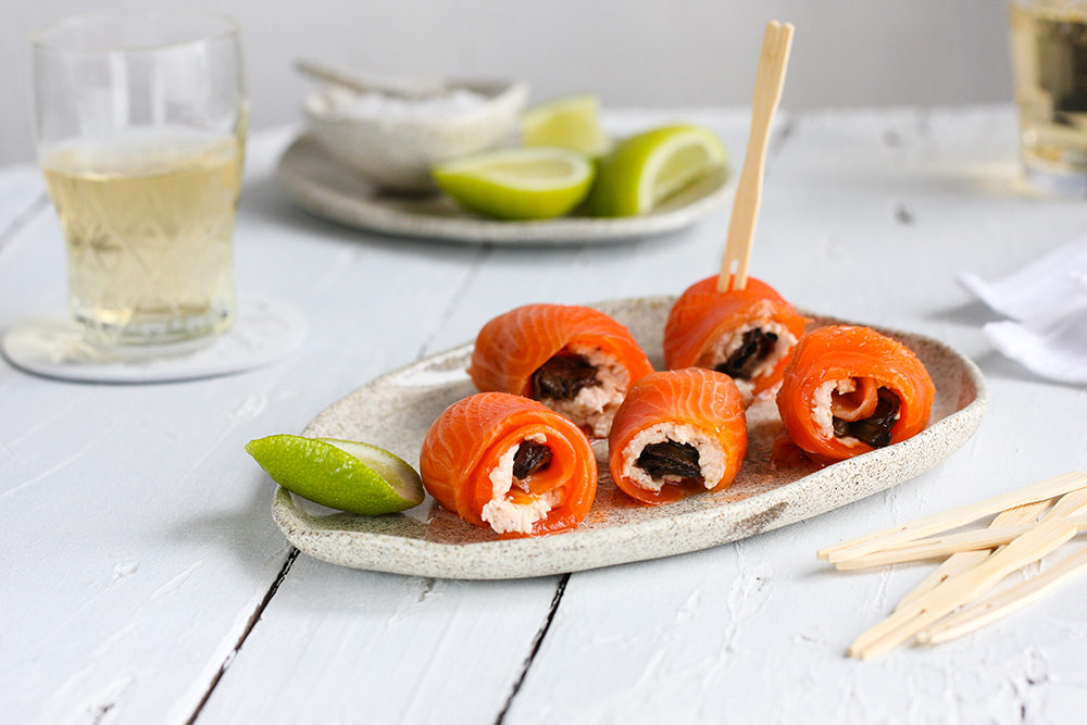 煙燻鮭魚食譜煙燻鮭魚起司捲