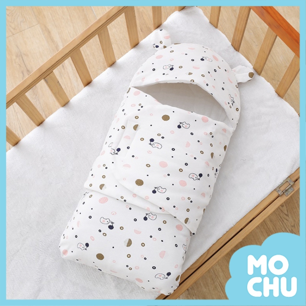 萌趣卡通小象純棉包巾