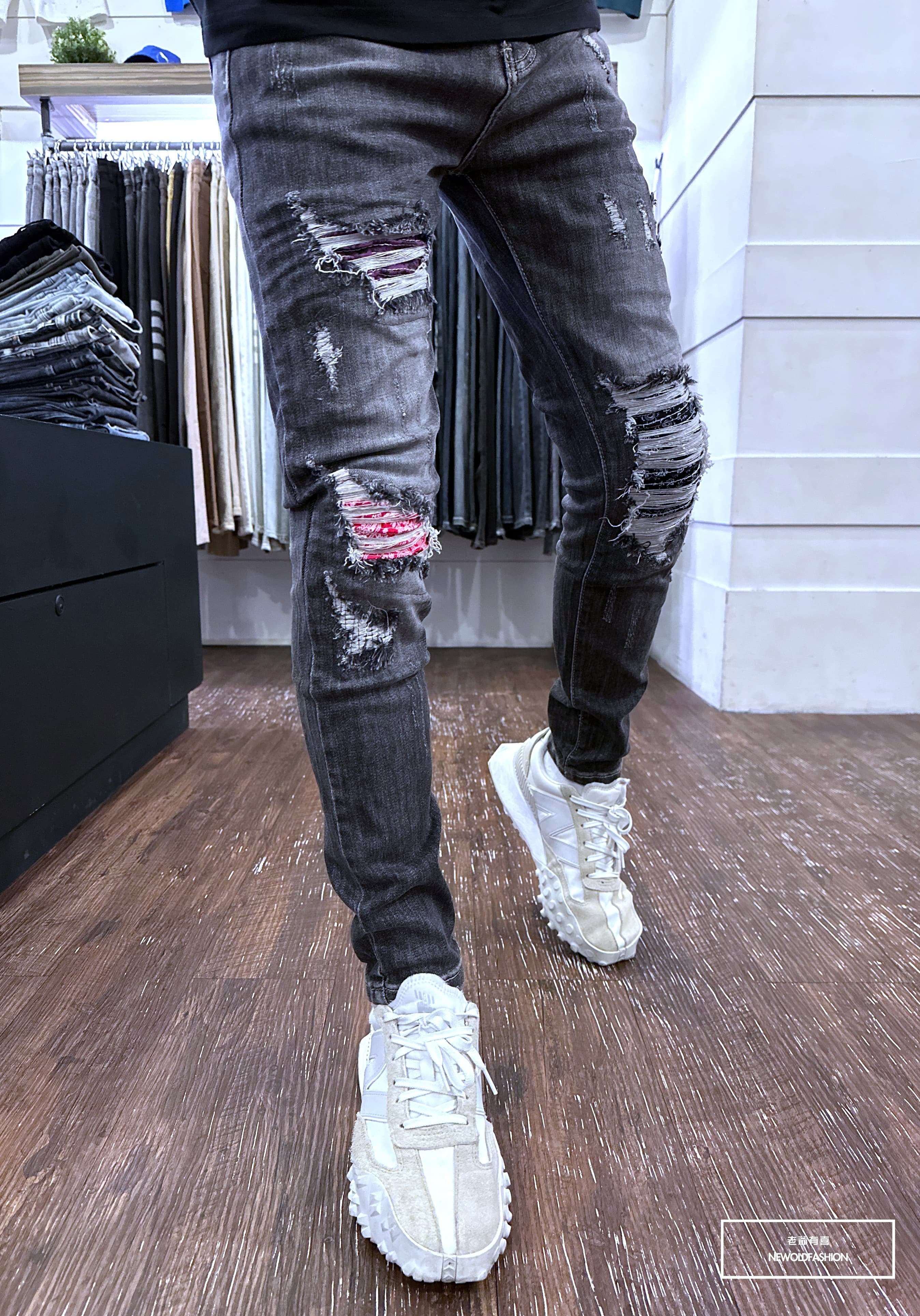 『新品上市』重磅多彩變形蟲縫線小直筒(NOF23095051)