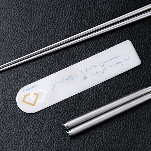 純鈦書籤、純鈦筷子