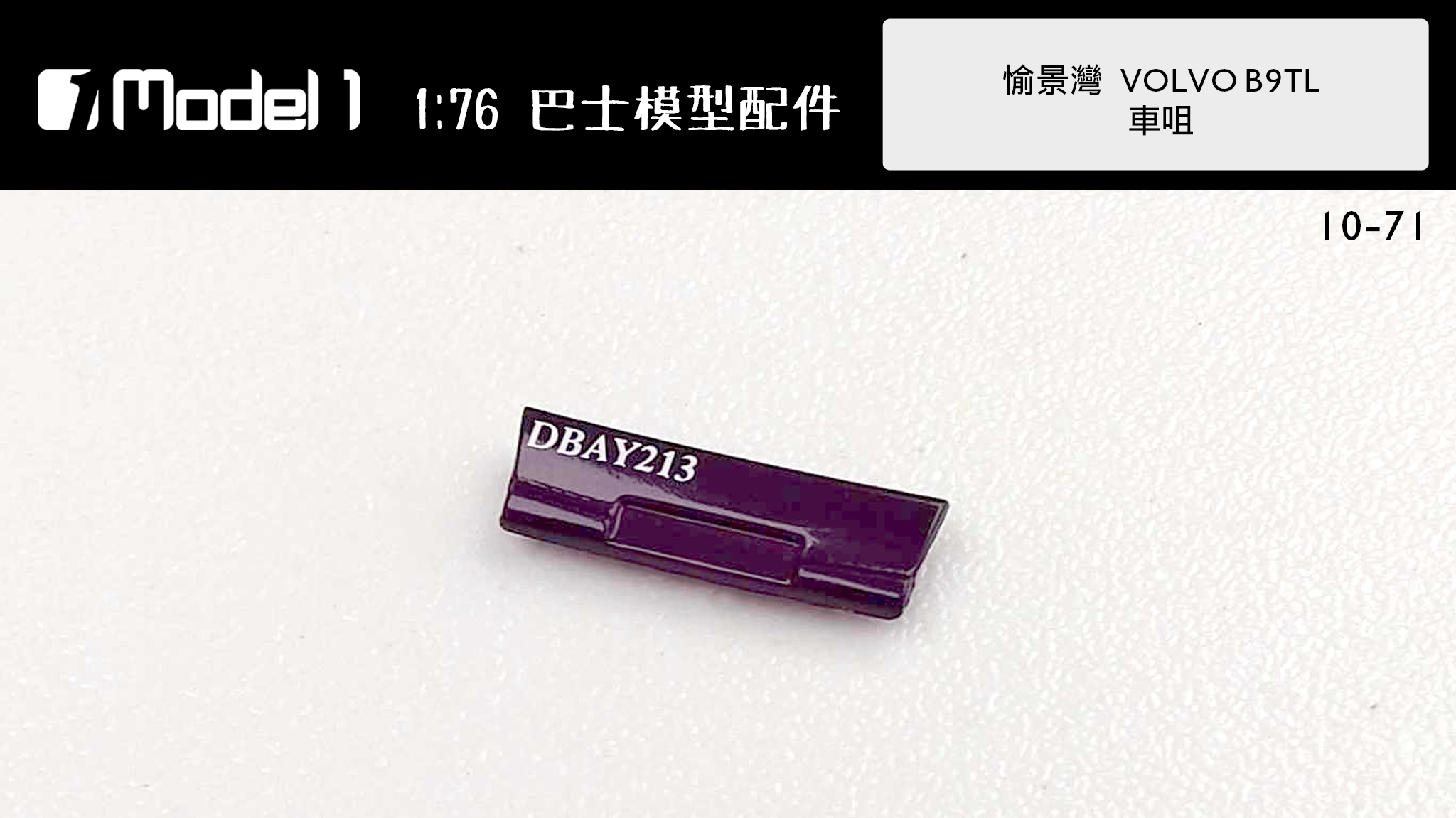 愉景灣 VOLVO B9TL 車咀 (10-71)