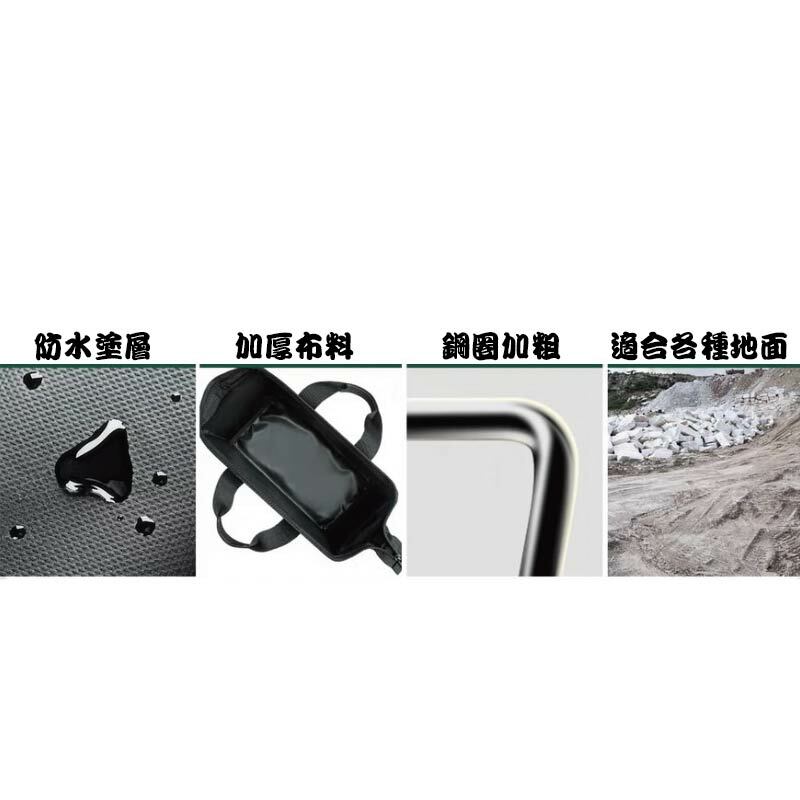 【黎陽】14寸加鋼圈厚面料防水工具袋 綠 防水/收納/加厚 76CTB097-EN14