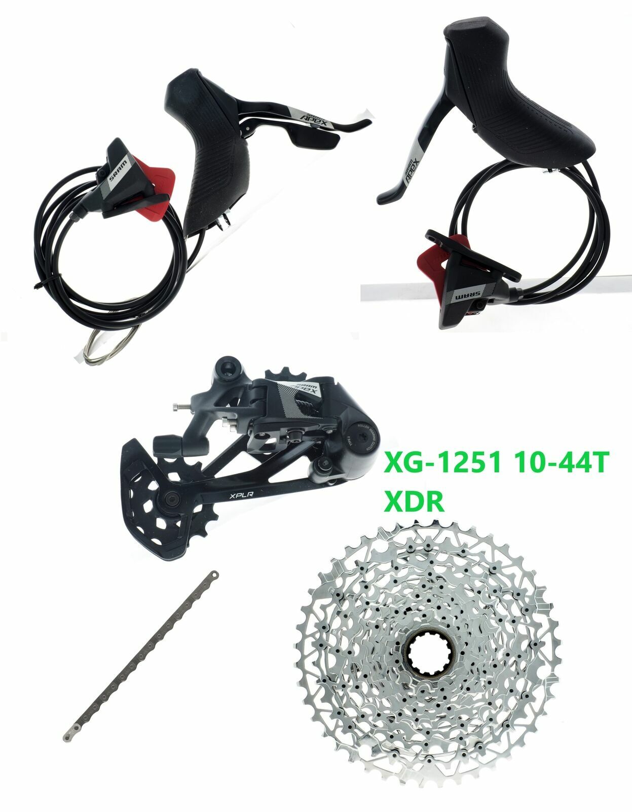 SRAM APEX 1x12 XPLR Mechanical Shifter/Rear Deraille
