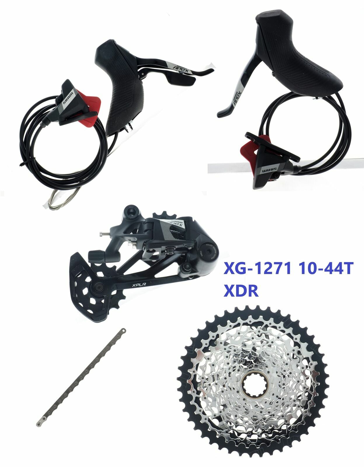 SRAM APEX 1x12 XPLR Mechanical Shifter/Rear Deraille