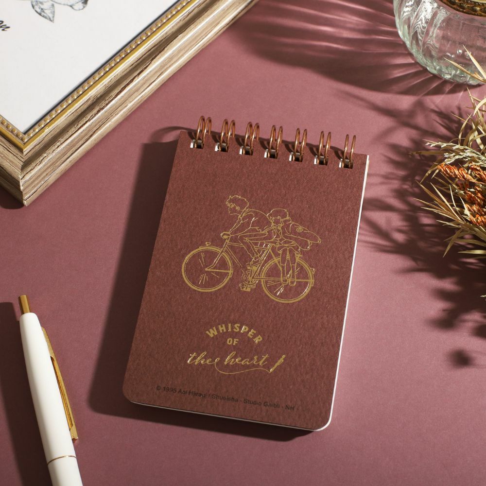 迷你燙金線圈筆記本 心之谷