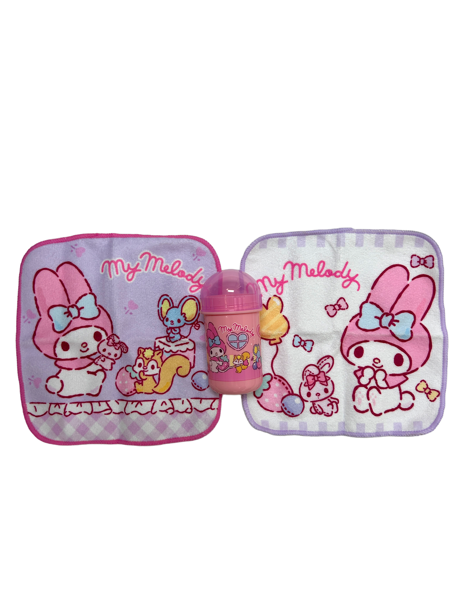 Melody 迷你方巾2條連收納盒