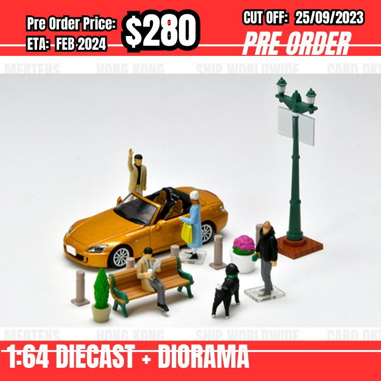 PO-$280 * Tomytec *1:64 Diocolle 64 # Car Snap 22a Urban Town Scene 2 [OD14/09]