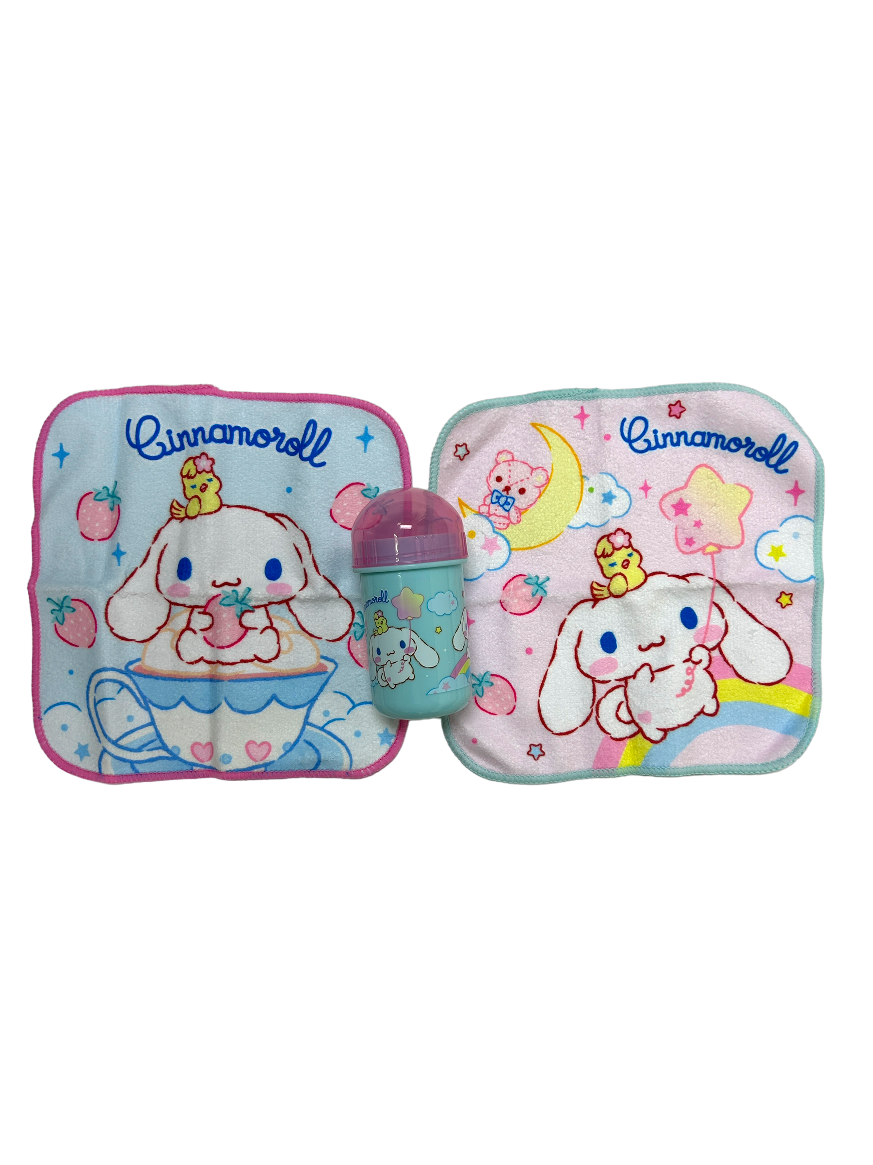 玉桂狗 迷你方巾2條連收納盒