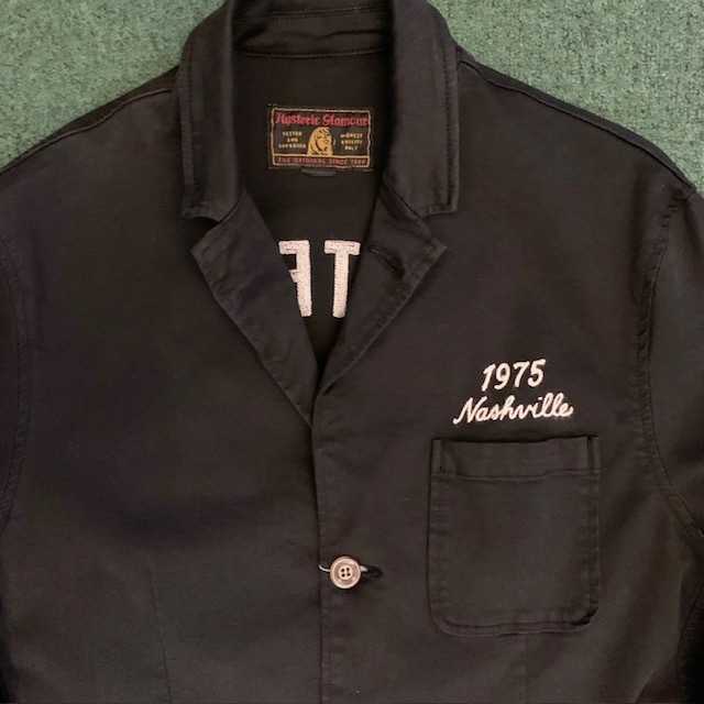 HYSTERIC GLAMOUR BLACK CLASSICS NASHVILLE 75 JACKET - SIZE M IN STOCK NOW (現貨發售中)
