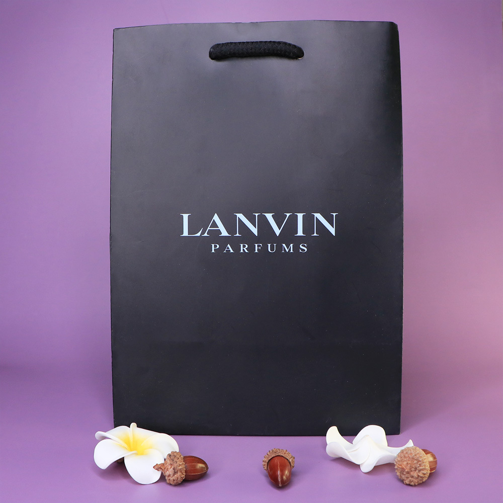 LANVIN 浪凡 精美黑色紙袋 (小) - BA0035