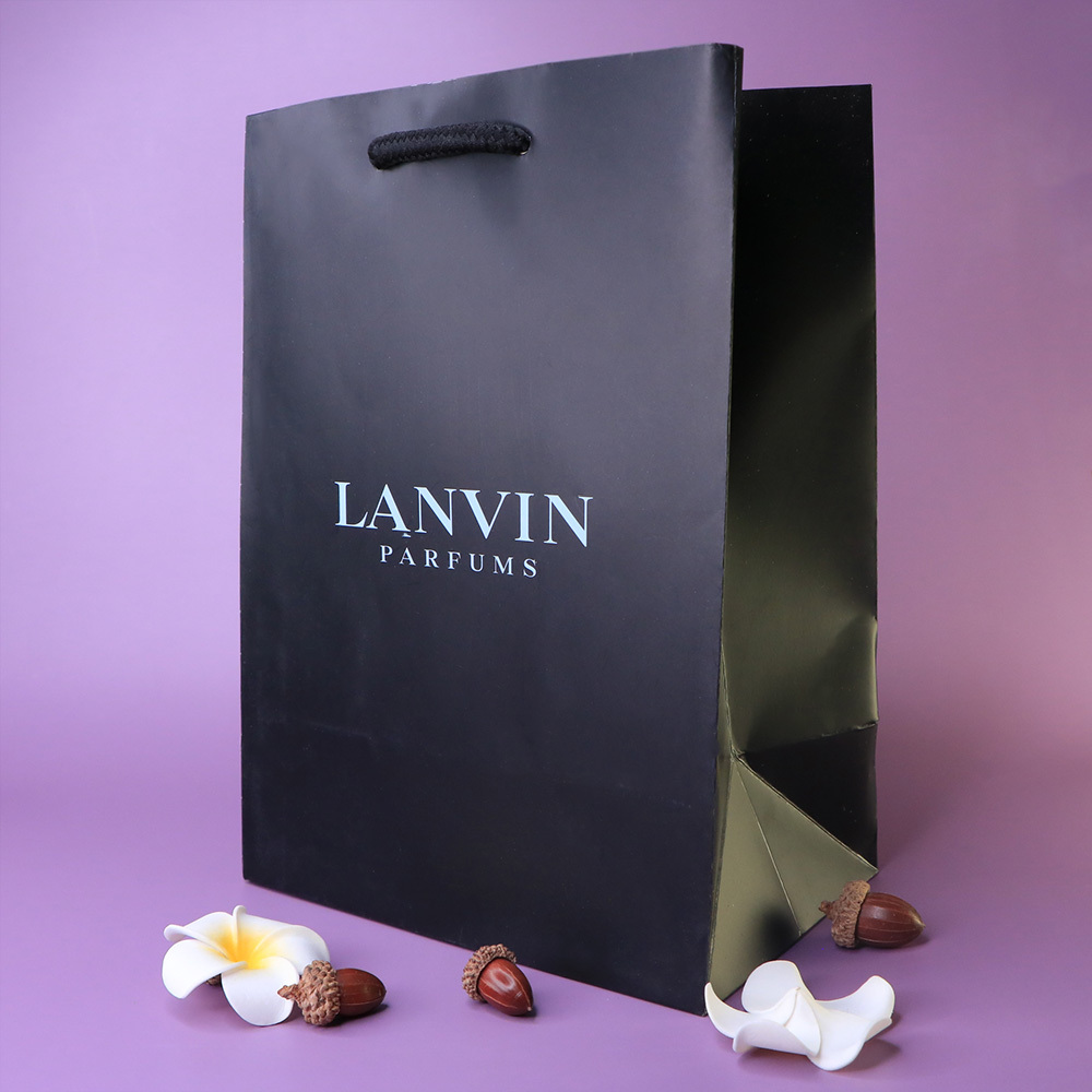 LANVIN 浪凡 精美黑色紙袋 (小) - BA0035