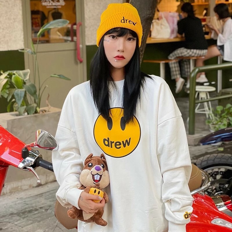 Drew House 笑臉大學T