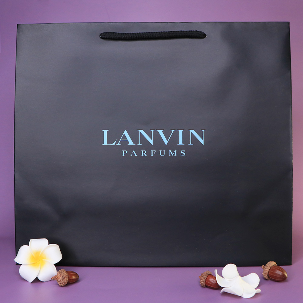 LANVIN 浪凡 精美黑色紙袋 (大) - BA0041