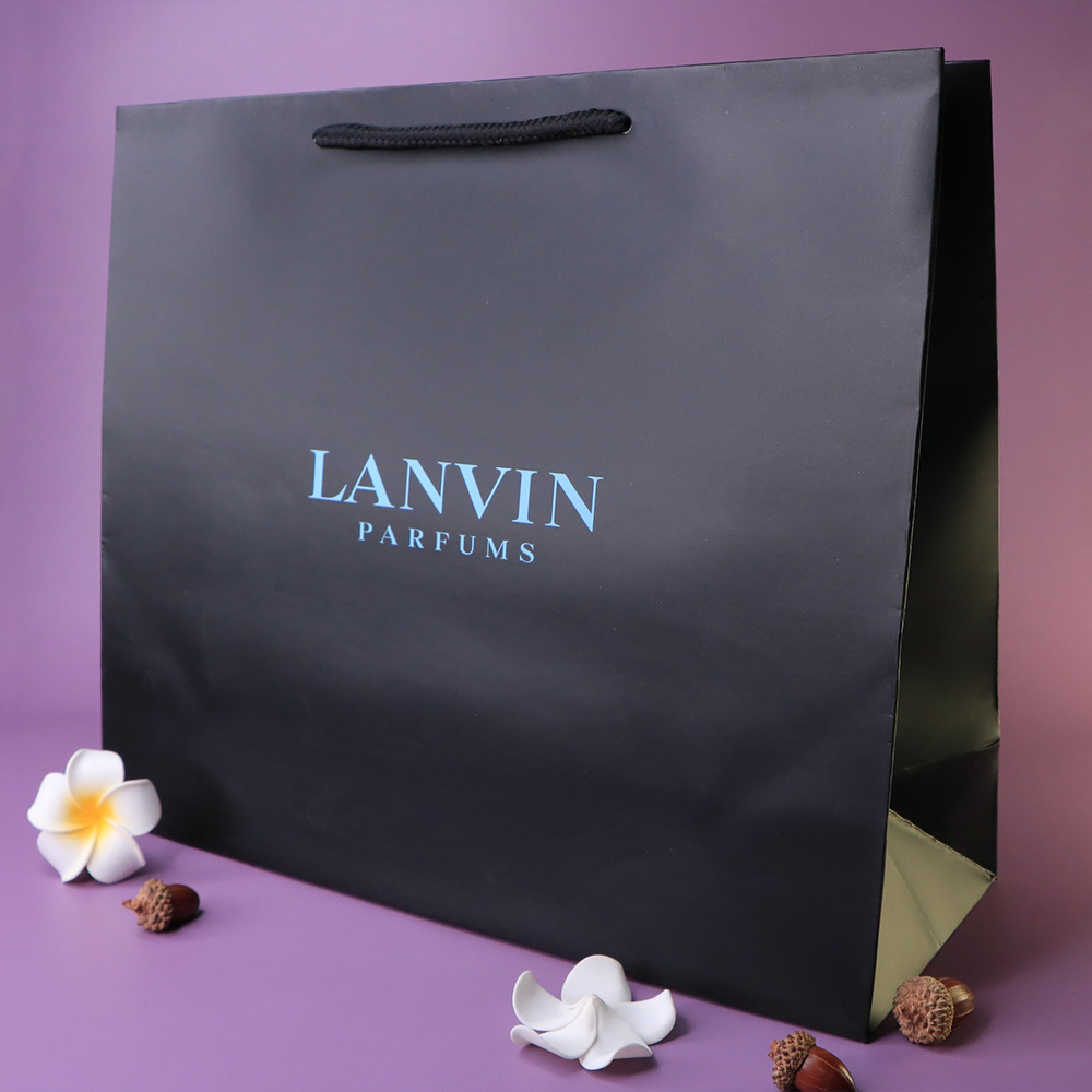 LANVIN 浪凡 精美黑色紙袋 (大) - BA0041