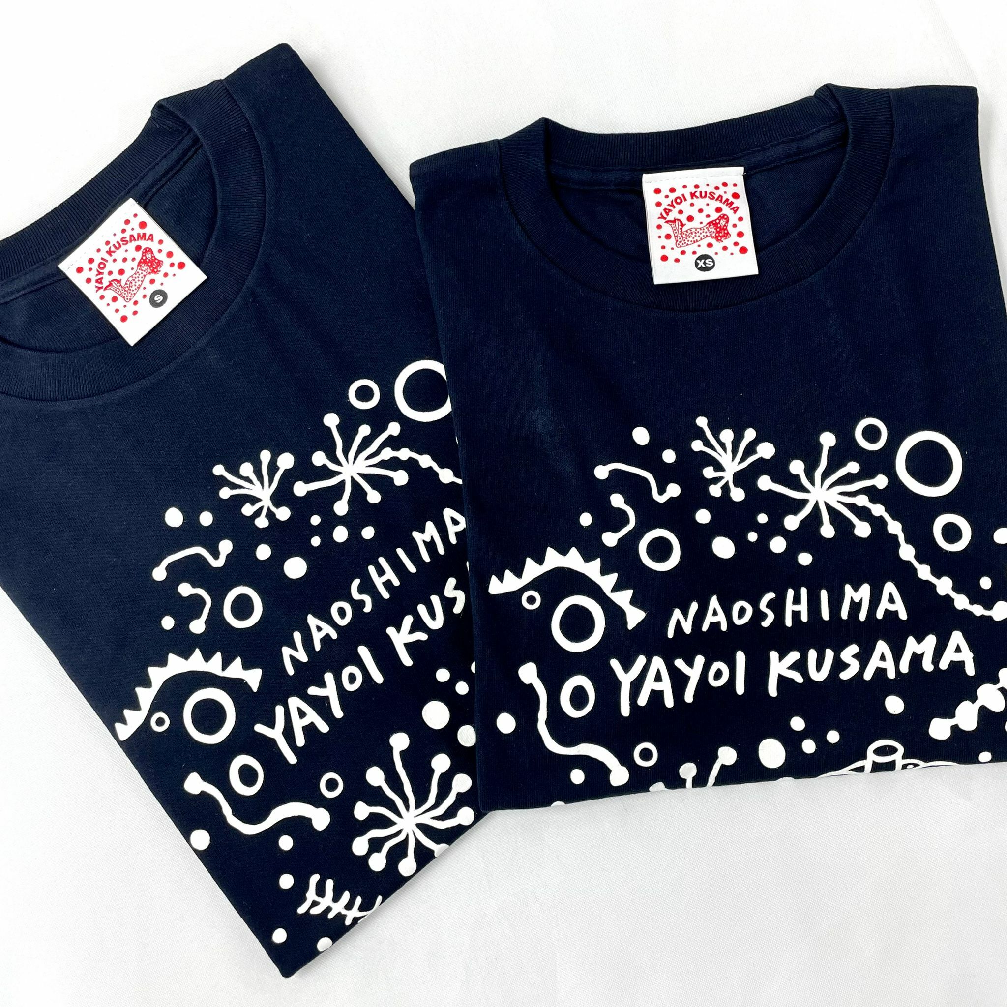Yayoi Kusama Naoshima limited Tee (Navy) (直島限定)