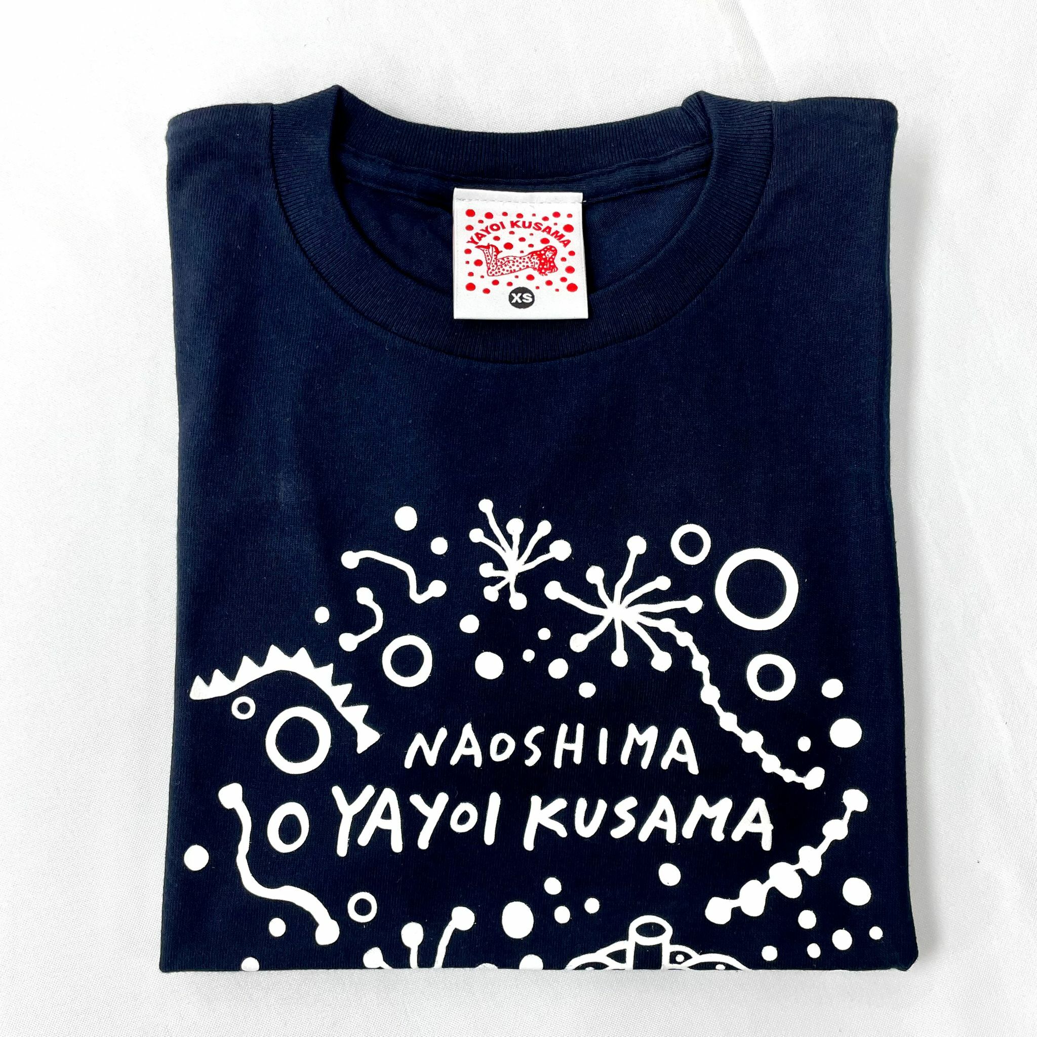 Yayoi Kusama Naoshima limited Tee (Navy) (直島限定)