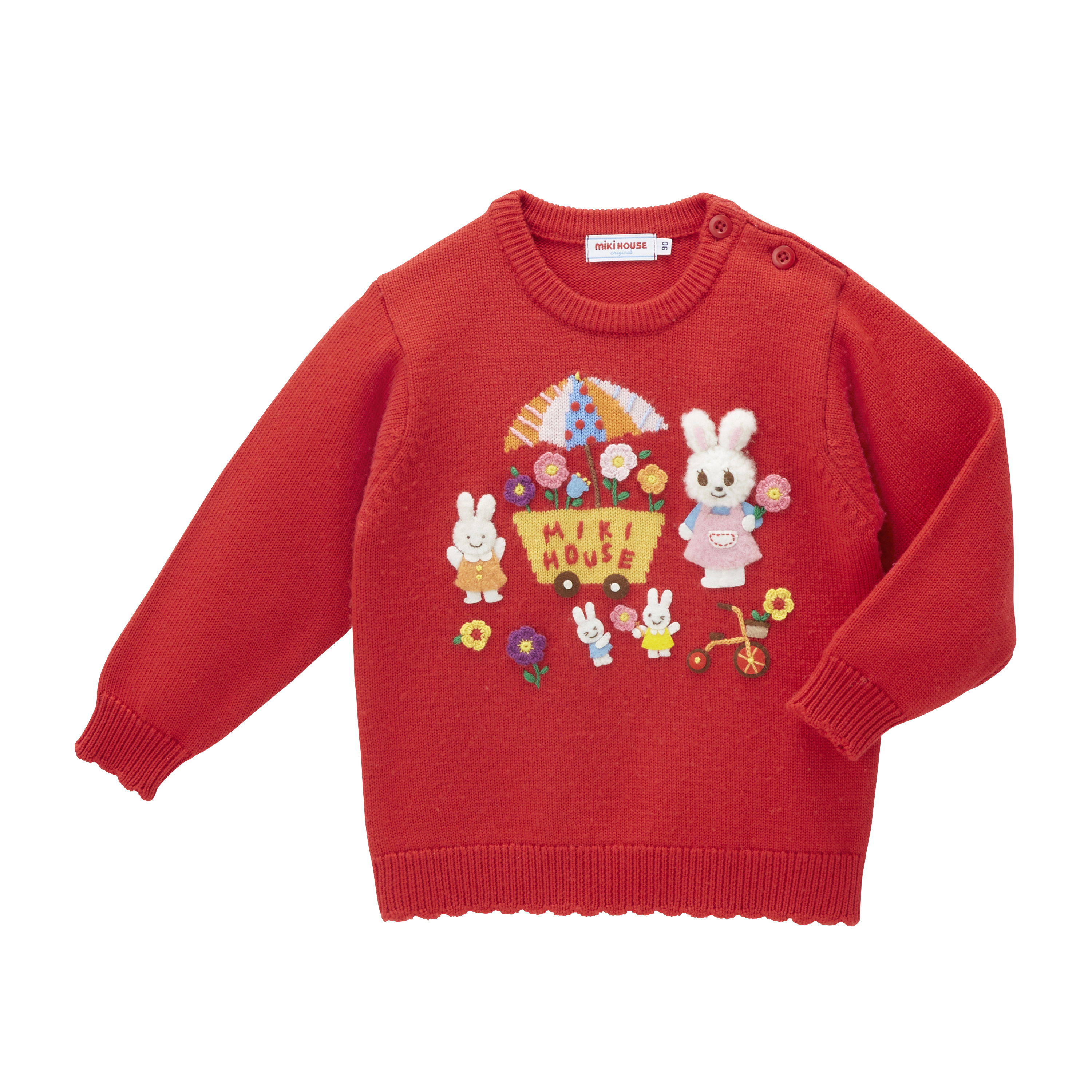 兔子出游主題毛衣