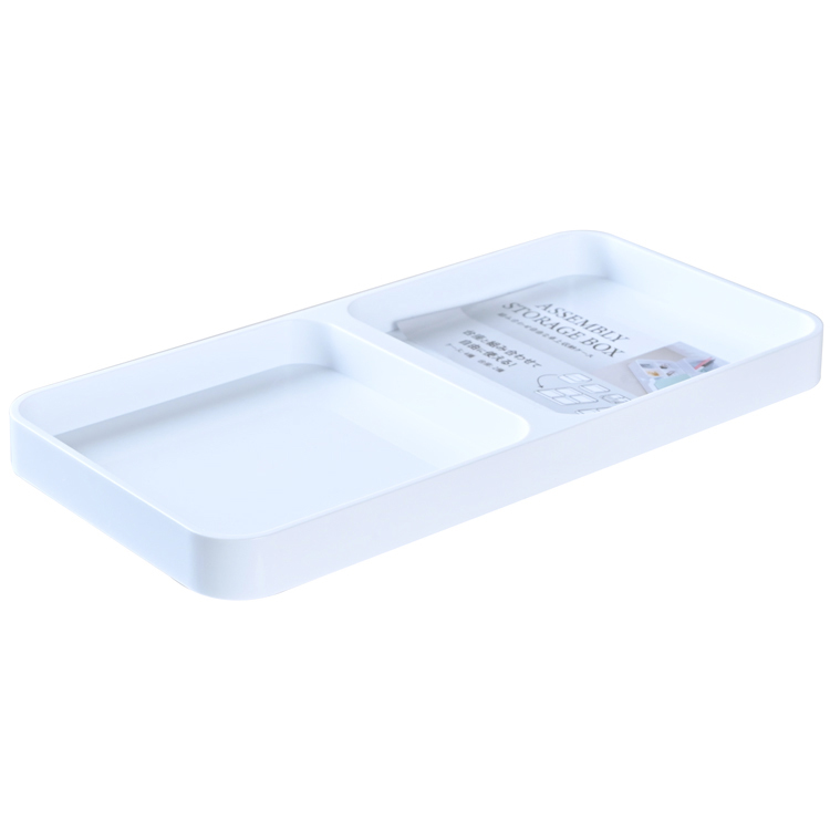 自由組合收納盒/雙格底座 9.1x18.3x1.4cm