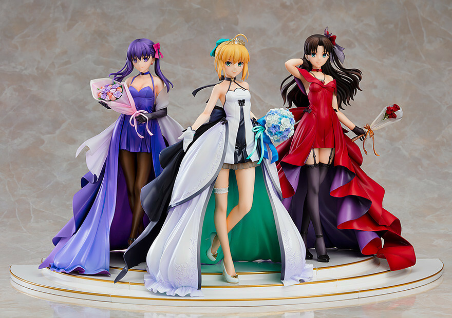 現貨 Good Smile Company Fate/stay night Saber 遠坂凜 間桐櫻 ～15th Celebration Dress Ver.～ Premium Box