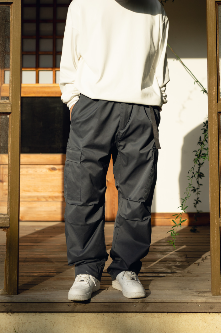 完美版型多口袋直筒長褲，真的超好看!!