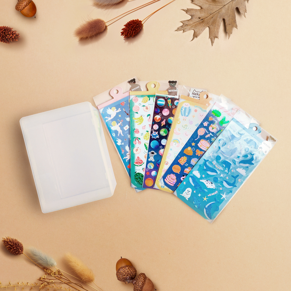 面膜收納盒+6款貼紙
