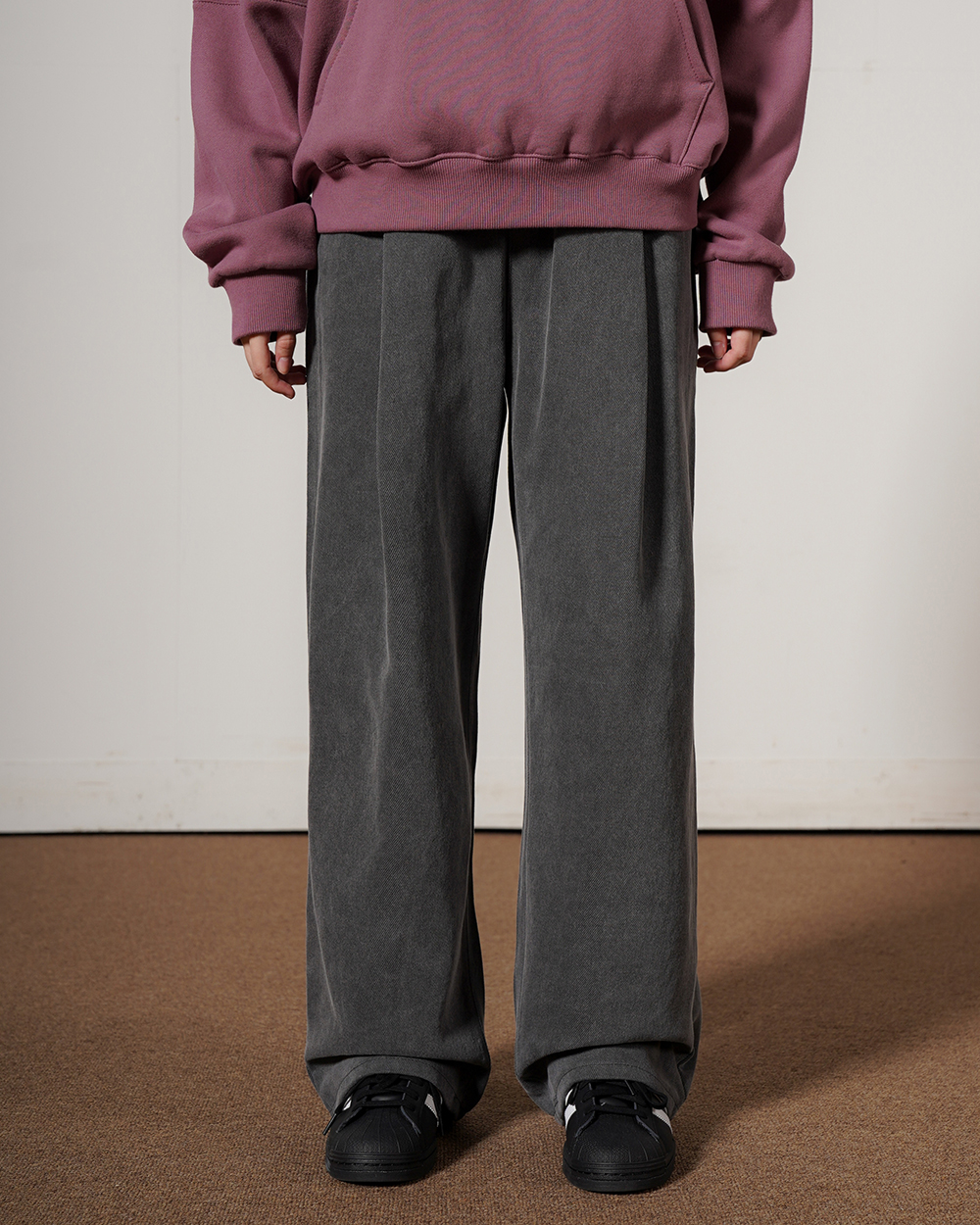 <預購> 韓國WV PROJECT 復古斜紋寬褲