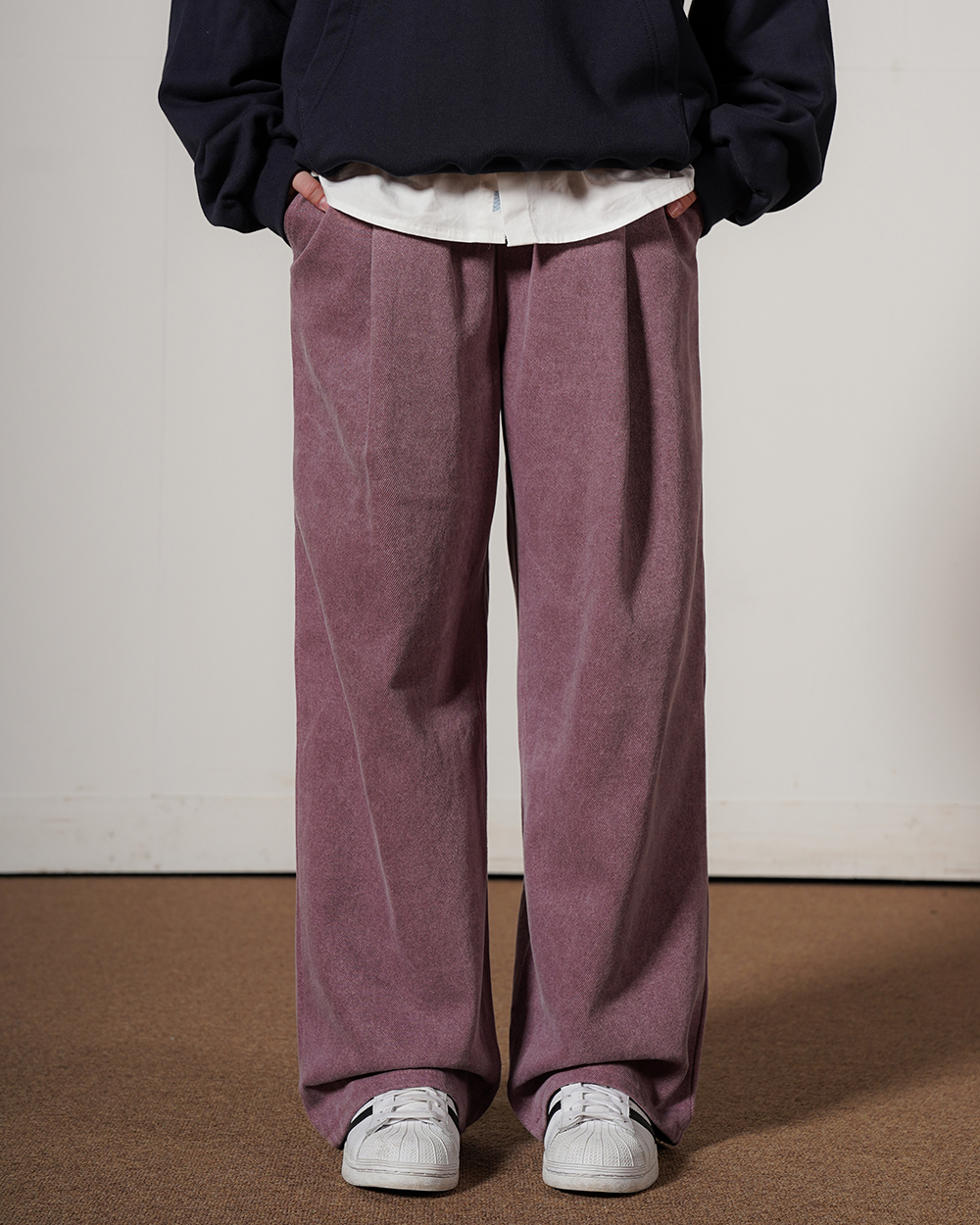 <預購> 韓國WV PROJECT 復古斜紋寬褲