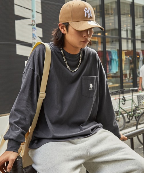 日版 U.S.POLO ASSN. One Point Logo L/S T-Shirt [LC859]
