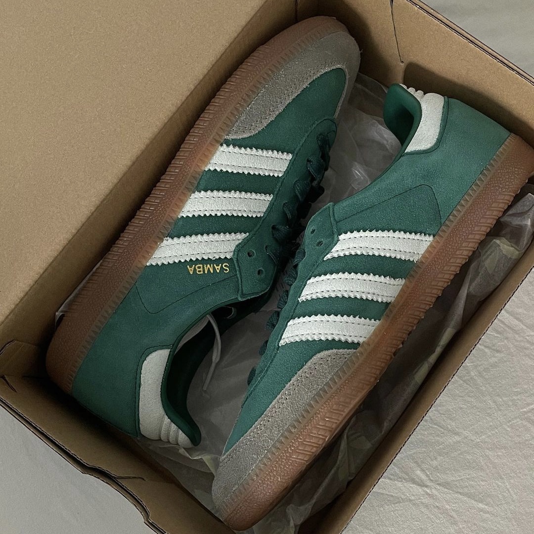 ADIDAS ORIGINALS SAMBA OG 森林綠 麂皮 男女鞋 ID2054 / 調貨
