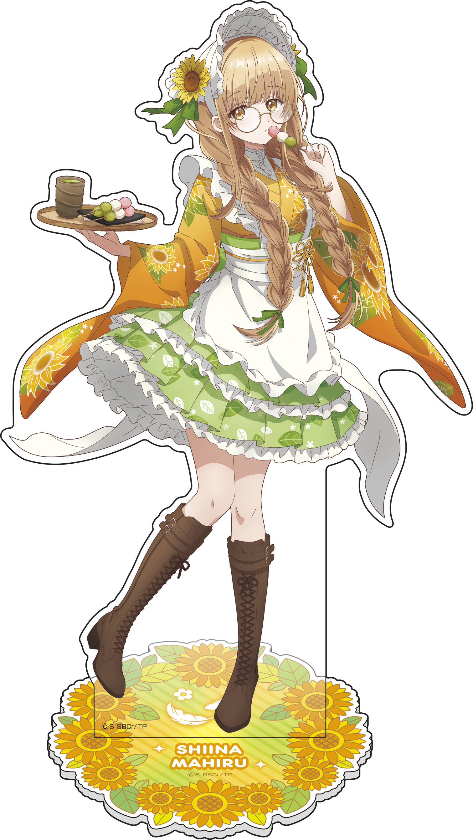 「ACG.GO」「預購」關於我在無意間被隔壁的天使變成廢柴這件事 椎名真晝 和風女僕Ver. BIG亞克力立牌LL