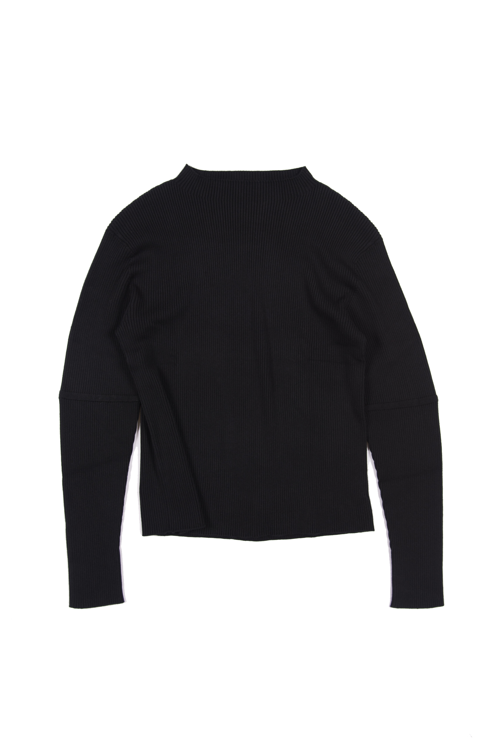 kirrei - 2 COLOUR PLATING CREW NECK JUMPER CYAN/CINDER