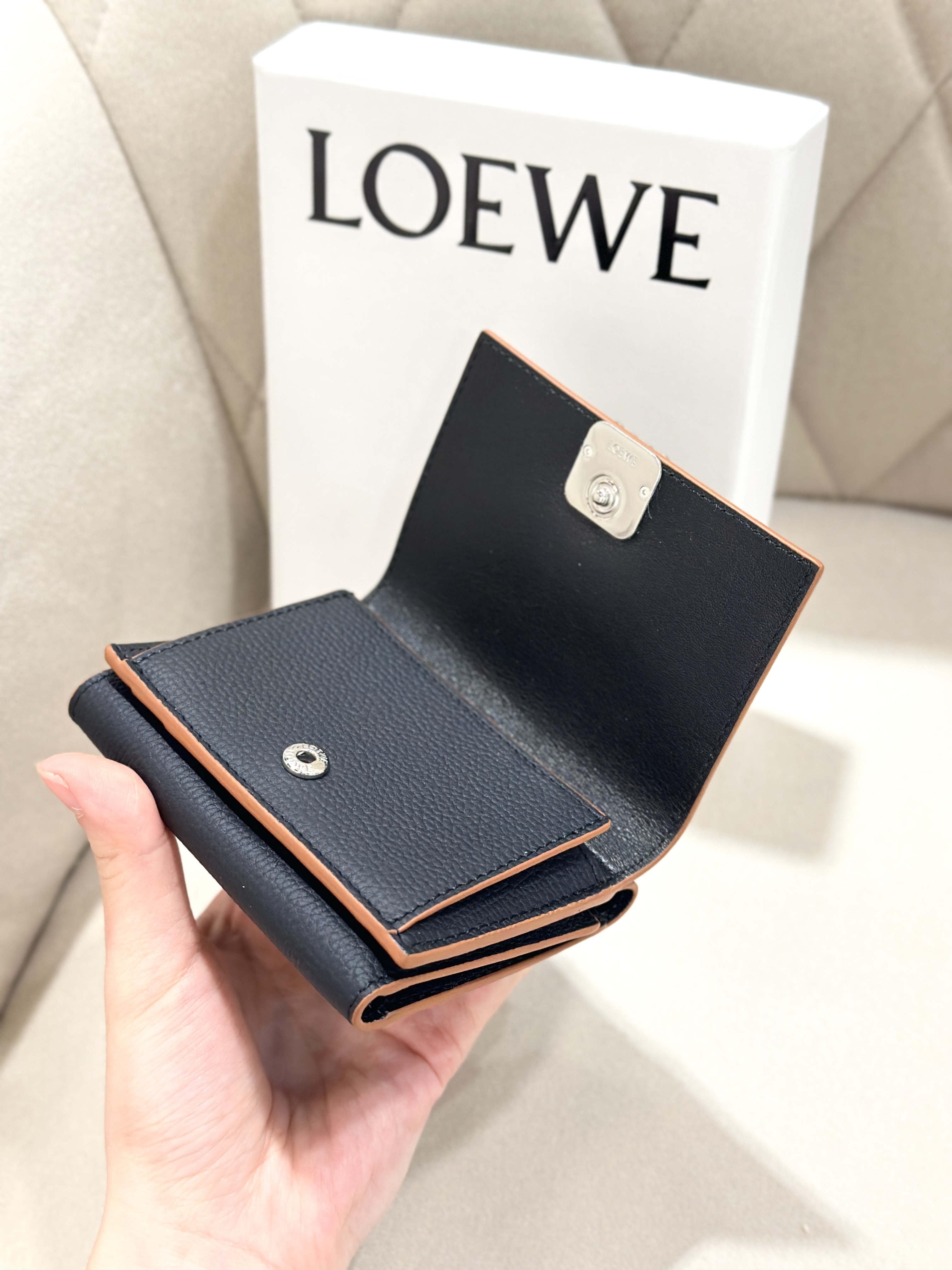 LOEWE Anagram Trifold Wallet