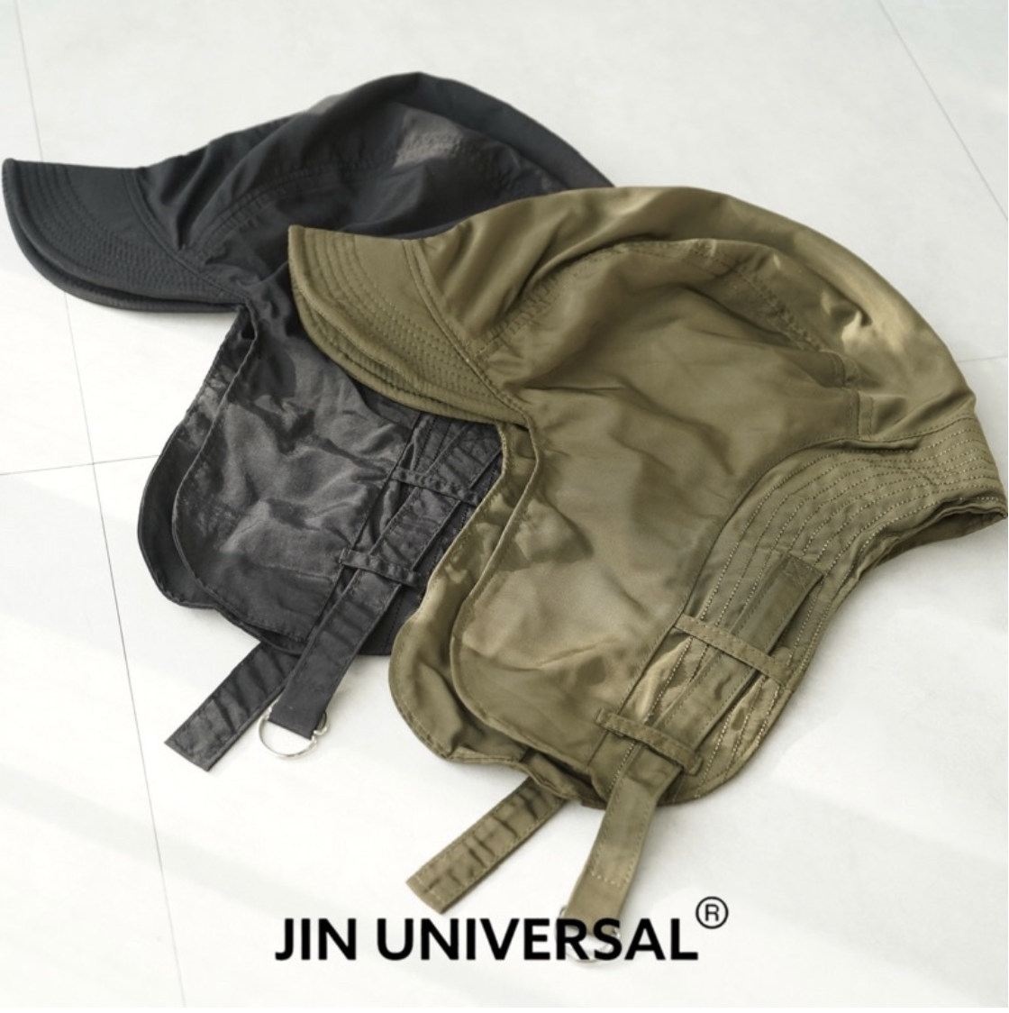 JIN UNIVERSAL 🇰🇷韓國(SALE)  造型尼龍飛行帽 帽子 飛行帽