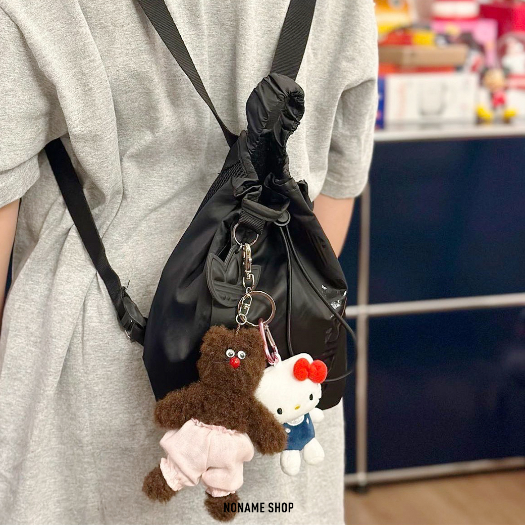 ADIDAS ORIGINAL OG 三葉草 迷你 後背包 黑色