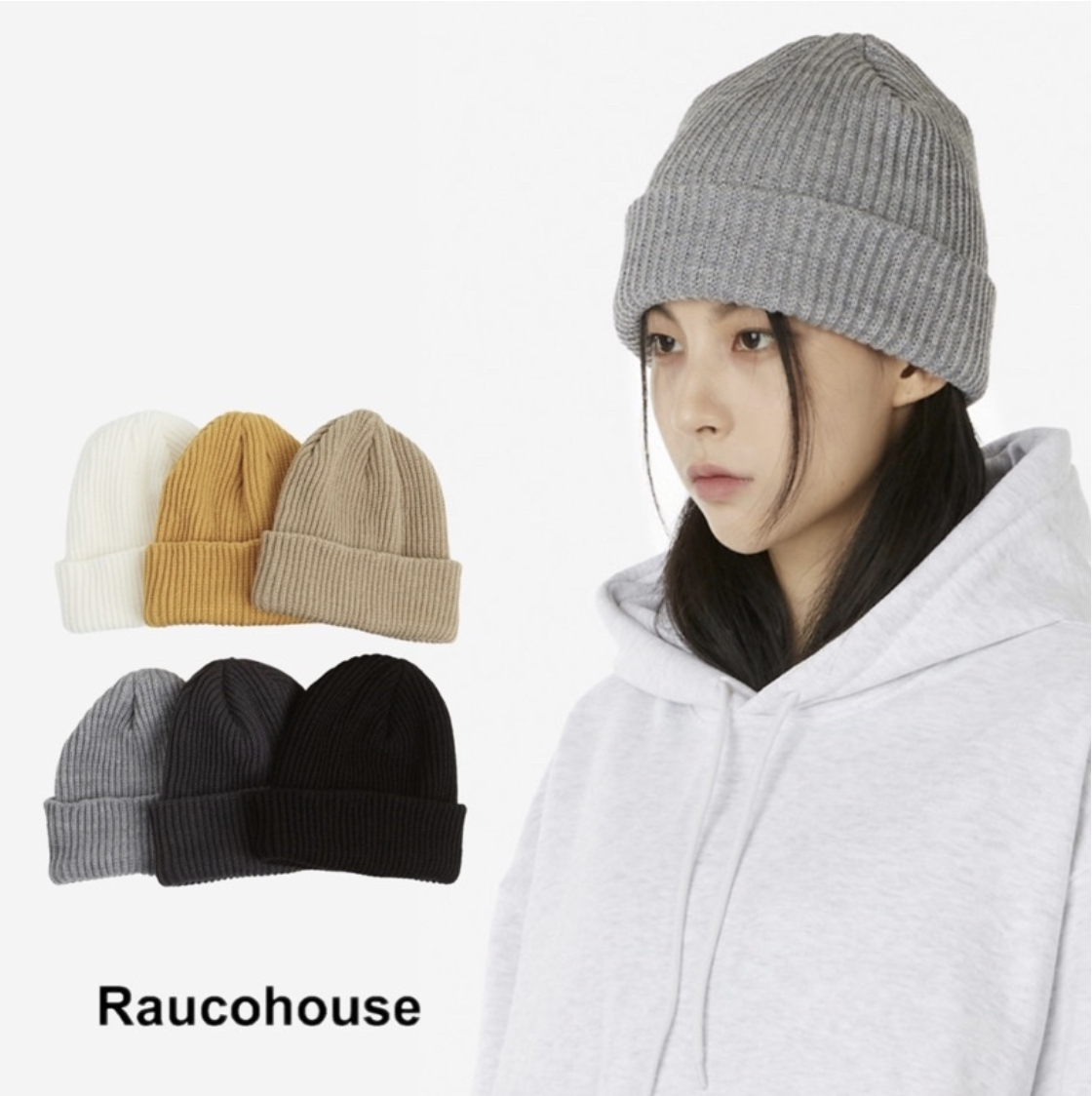 🇰🇷RAUCOHOUSE 基礎細針織毛帽 冷帽 保暖 加長