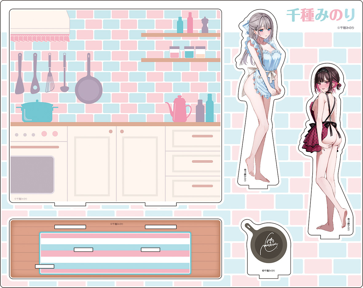 「ACG.GO」「預購」千種みのり 圍裙Ver. 場景亞克力立牌