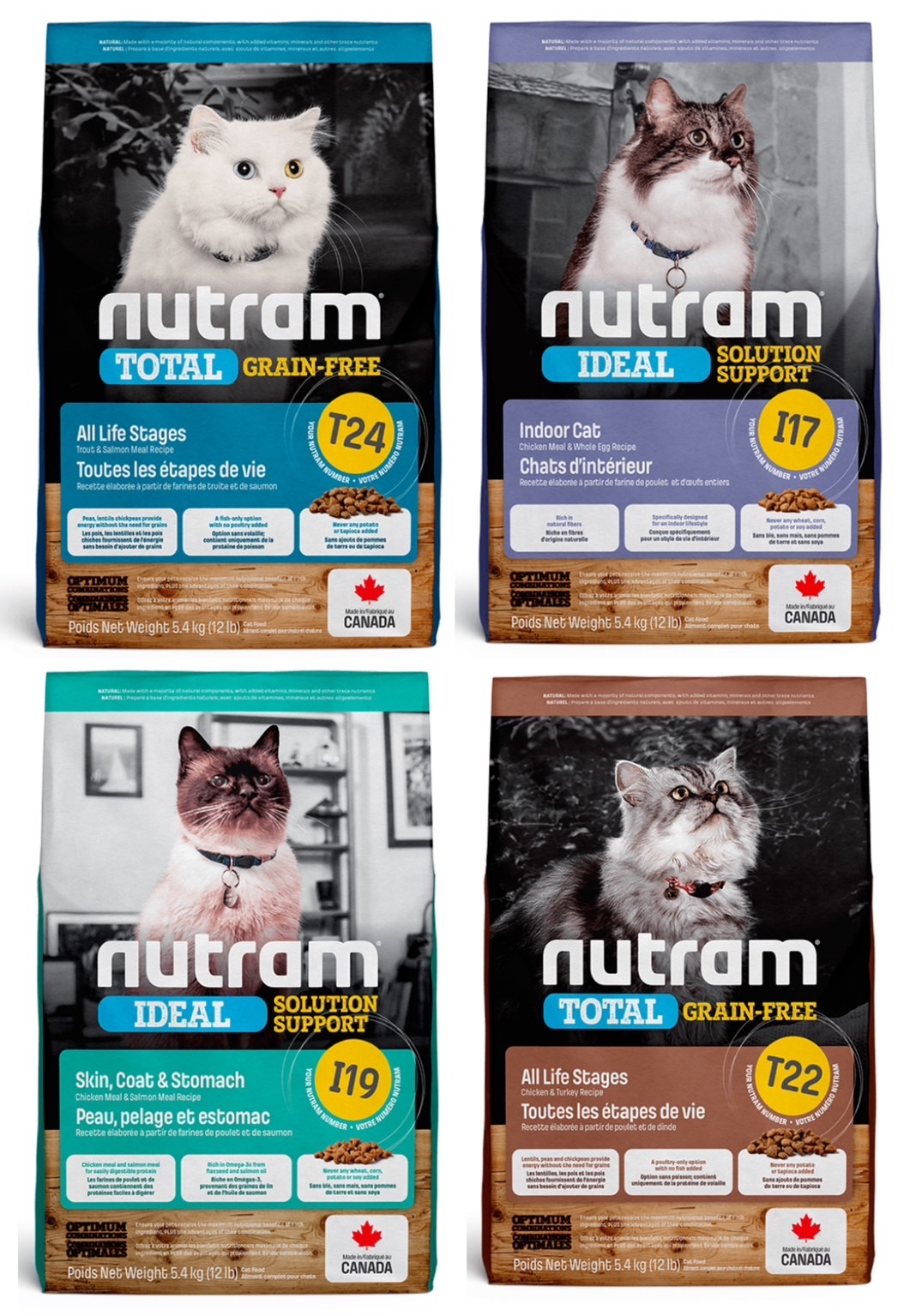 Nutram紐頓 貓飼料全品項