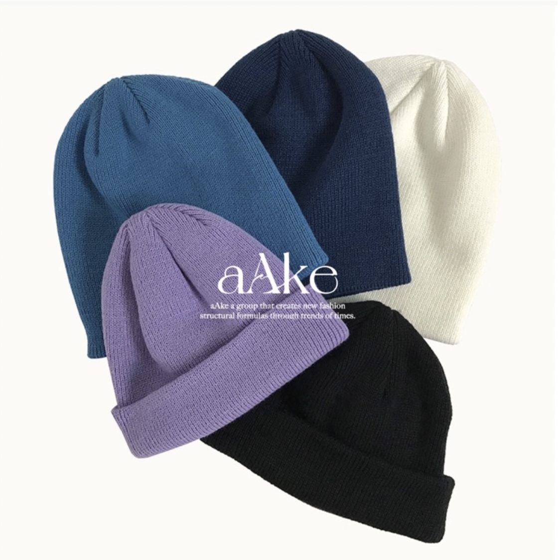 韓國 aAke 選貨 小精靈毛帽 質感 毛絨 針織 保暖