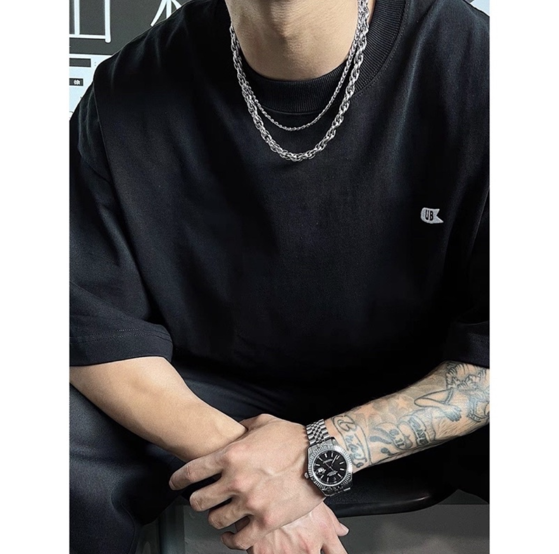 JIN ACC 鈦鋼 粗麻花鏈條造型（項鍊） 古巴鍊 古巴項鍊  麻花 造型