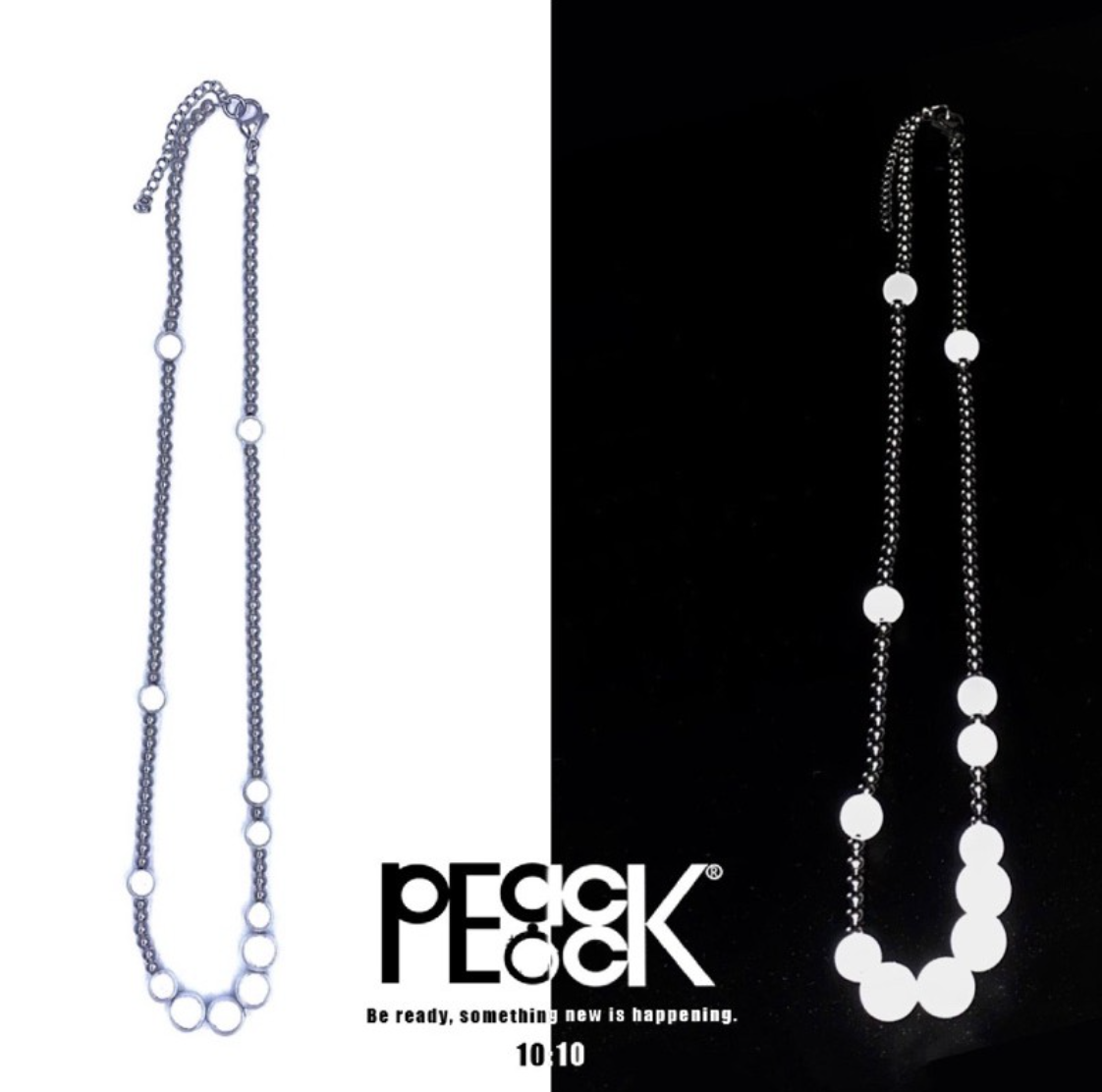 設計品牌 PCOK.Studio 反光串接珍珠項鍊 項鍊 珍珠 反光 反光珍珠