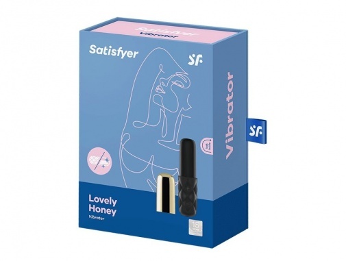 Satisfyer Mini Lovely Honey 口紅震動器 金色