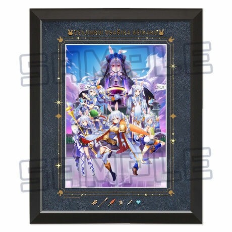 「第2團」「官品代購」  Pekora兎田ぺこら 👯‍♀️ 全マルイ兎化計画0101 周邊通販 #9 A5 Overlay板畫