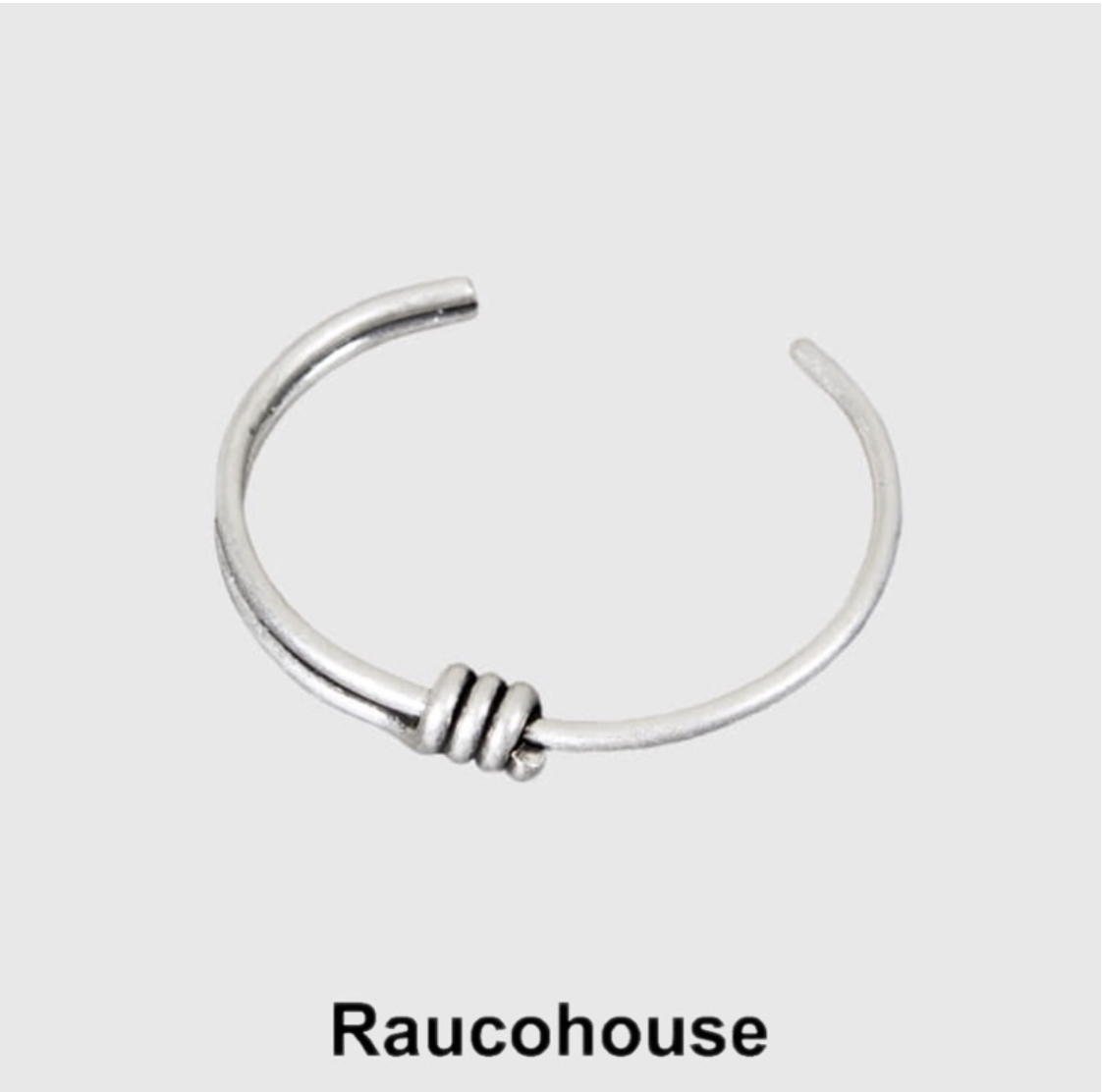 韓國 Raucohouse消光打結造型手環 造型 手環 飾品 配件