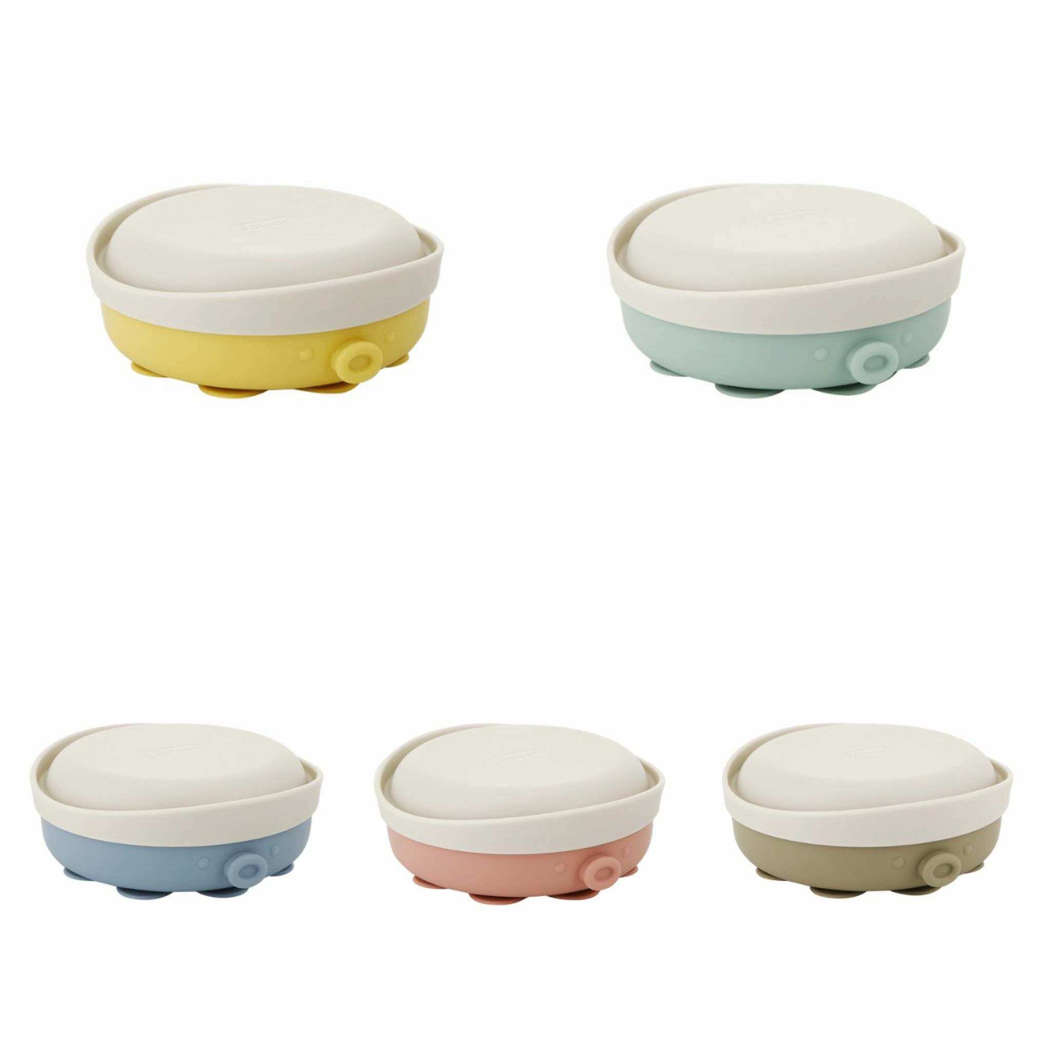 Edison 矽膠吸盤碗蓋套裝