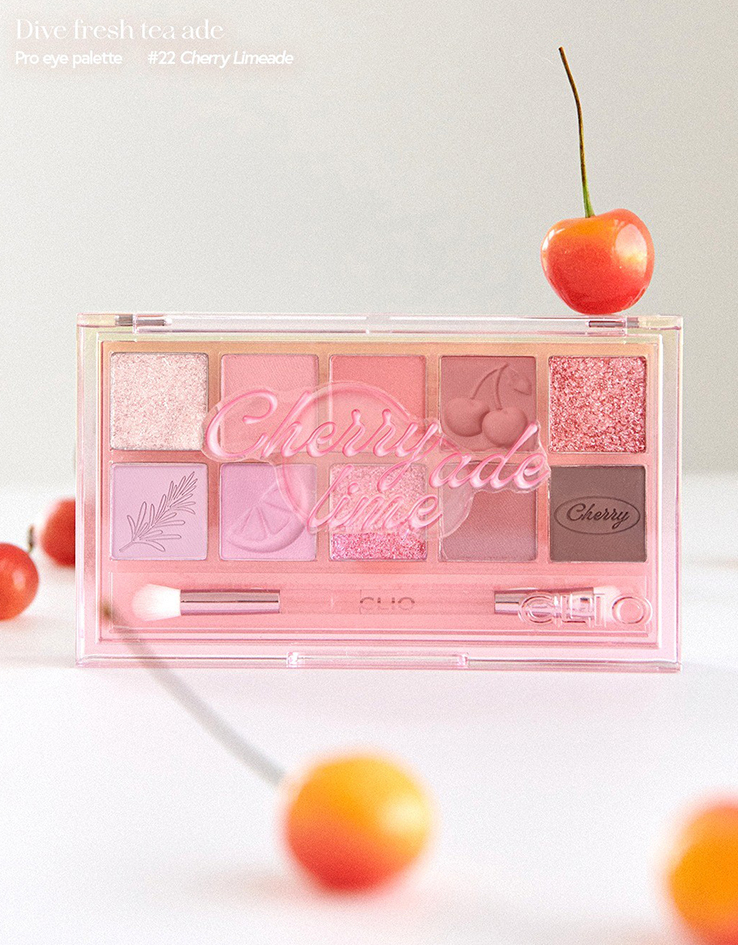🈹🈹《現貨》CLIO Pro Eye Palette Dive Fresh Tea Ade Edition #22 Cherry Limeade🈹🈹