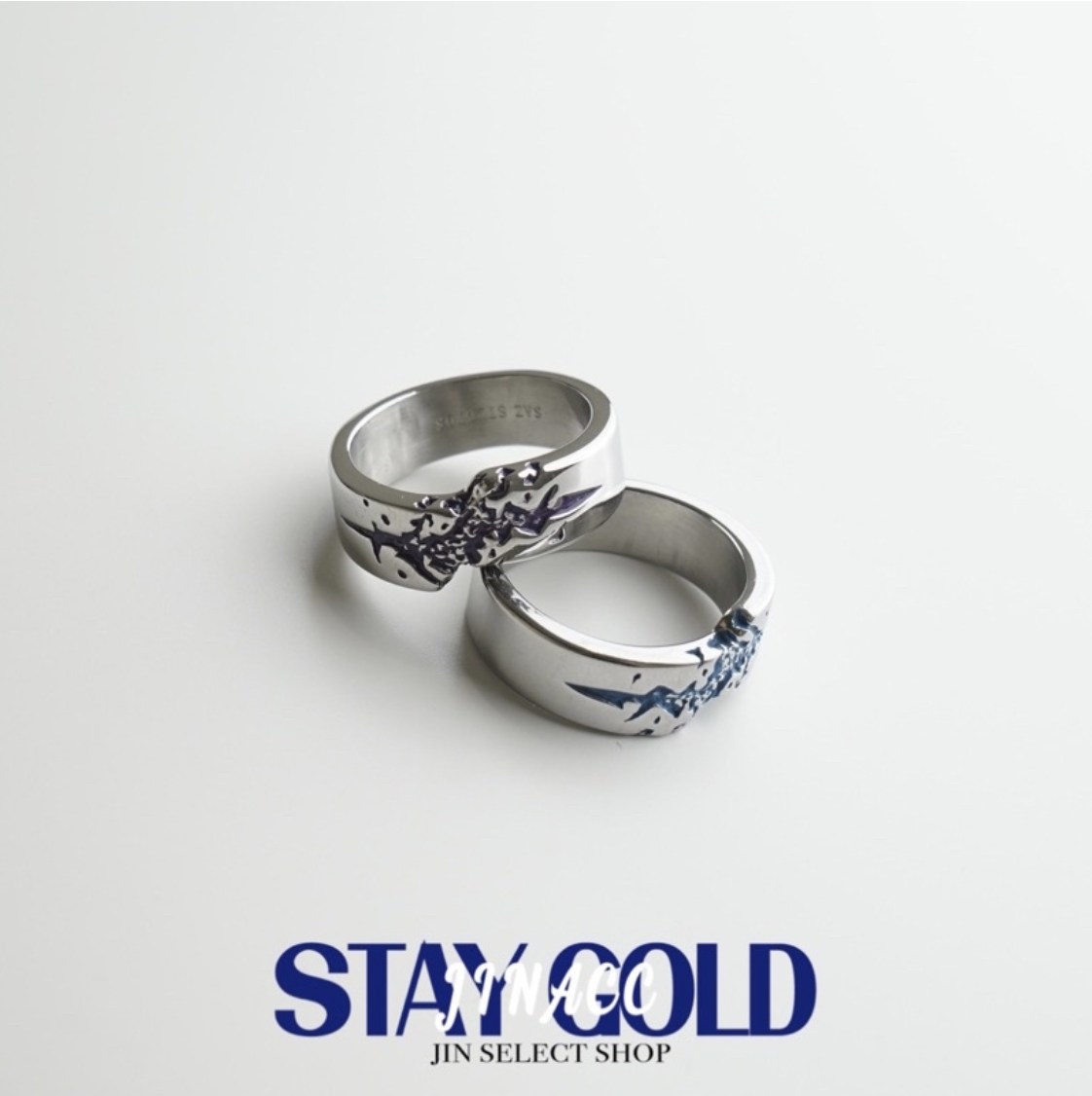 JIN ACC (SALE) 不規則破碎地裂造型戒指 碎裂 造型 戒指 造型戒指 造型飾品