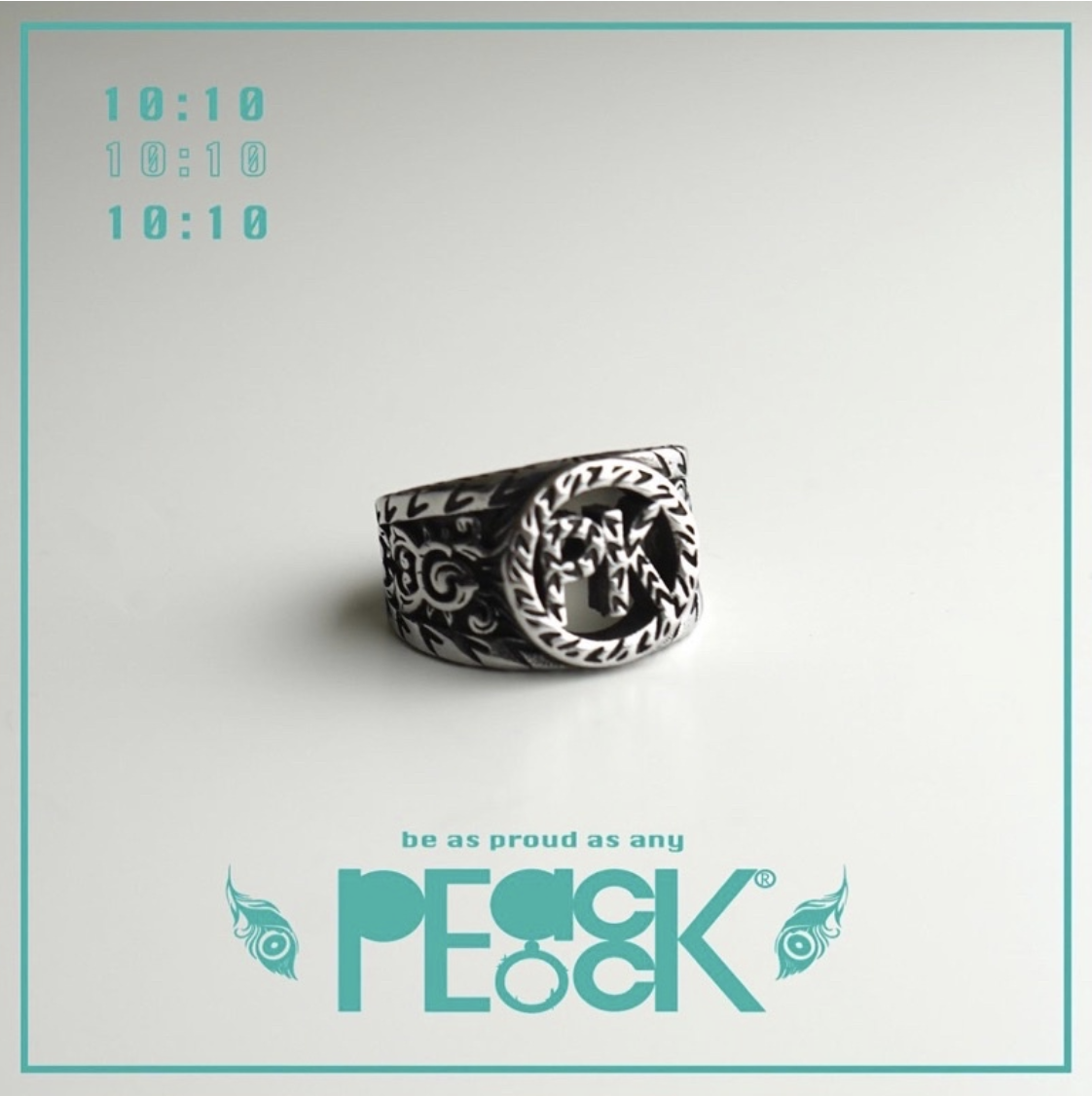 設計品牌 PCOK.Studio 簡標LOGO刻印雕花戒指 戒指 雕花 刻印 簍空 飾品 配件